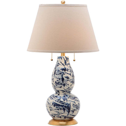 Color Swirls 28 Inch H Glass Table Lamp | Safavieh - LITS4159